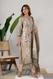 KUDIORY Women Ethnic Motifs Printed Regular Chanderi Cotton Kurta with Palazzos & With Dupatta