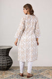 KUDIORY Floral Printed Pure Cotton Kurti
